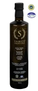 Butelka szklana 750ml:  Samos Liquid Gold Extra Virgin Olive Oil 750ml – oliwa z oliwek z Samos w eleganckiej butelce. Owocowy aromat, lekka pikantność. Doskonała do kuchni śródziemnomorskiej i codziennego użytku.